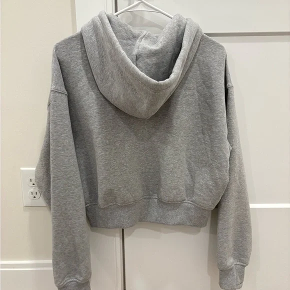 Athleta Forever Fleece Cropped Full Zip-SOO COMFY - Picture 6 of 8